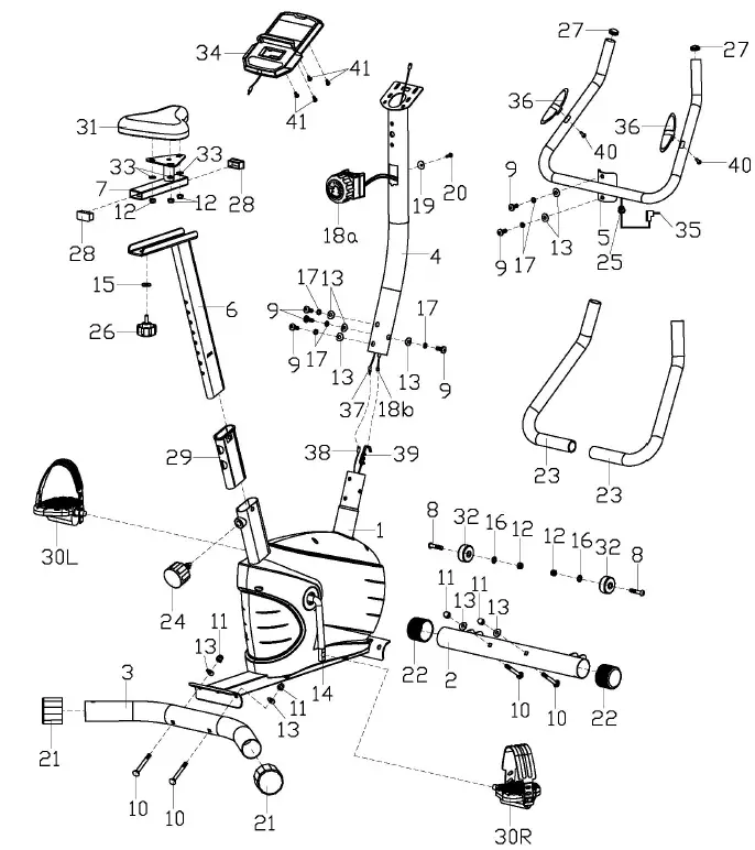 SUNNY HEALTH and FITNESS SF-B220030 Performance Interactive Series Upright Bike 15