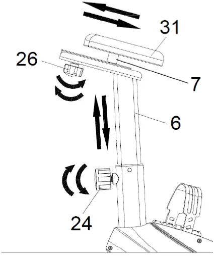 SUNNY HEALTH and FITNESS SF-B220030 Performance Interactive Series Upright Bike 9