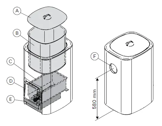 HARVIA 50 L Cauldron Water Heater 1