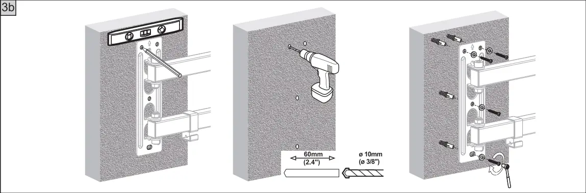 VISION VFM-WA2X2 3 127cm TV Mount-FIG4