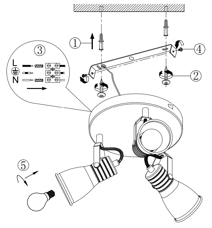 TRIO 813430327 Steam Lights - fig 1