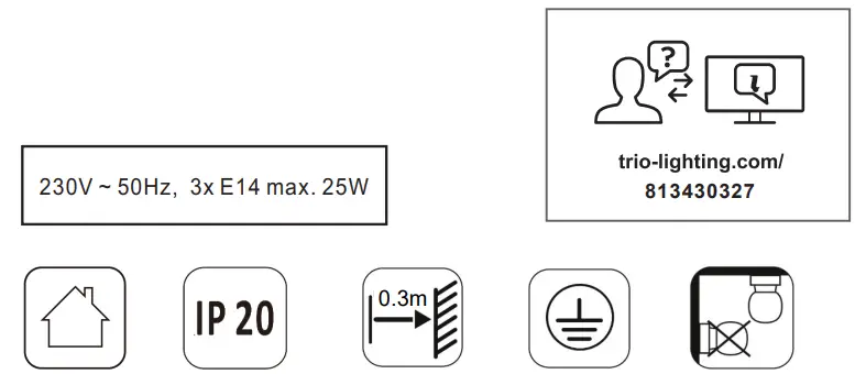 TRIO 813430327 Steam Lights - fig 2