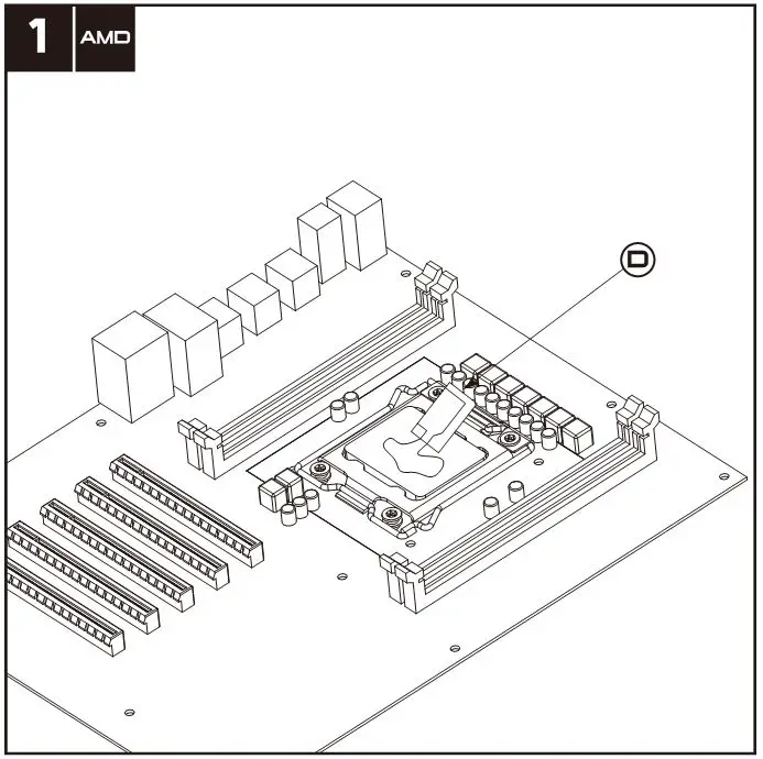 MARS GAMING MCPUARGB - Installation for AMD 1