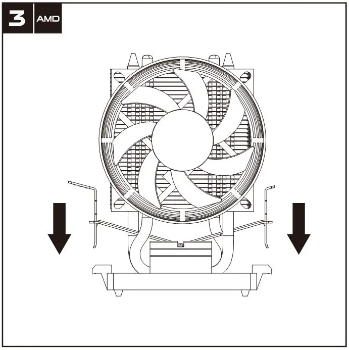 MARS GAMING MCPUARGB - Installation for AMD 3
