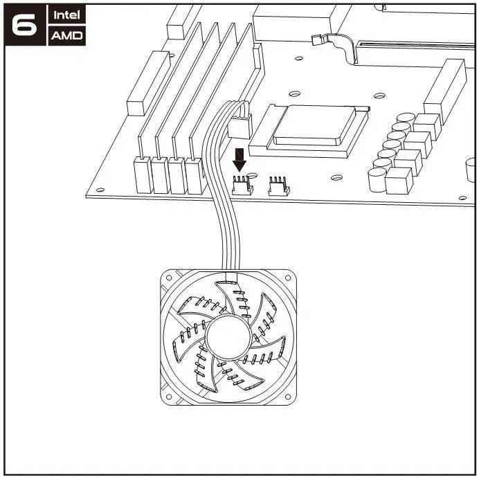 MARS GAMING MCPUARGB - Installation for Intel 6