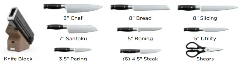 NINJA K52015 Foodi NeverDull Wood Series Knife -