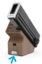 NINJA K52015 Foodi NeverDull Wood Series Knife - remove all knives