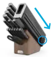 NINJA K52015 Foodi NeverDull Wood Series Knife - sharpening