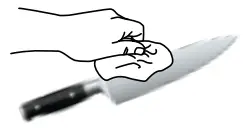 NINJA K52015 Foodi NeverDull Wood Series Knife - thoroughly