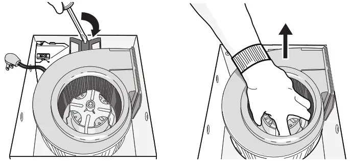 BROAN AER110LTK Decorative Fan Light - INSTALLATION 1