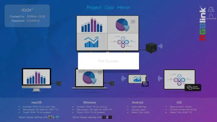 RGBlink ASK pro Wireless Presentation and Collaboration System - Chapter 2 Install Your Product 5