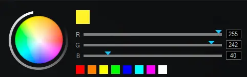 anko 43040414 2.4Ghz Wireless Rechargeable Gaming Mouse - DPI Gear logo light choosing