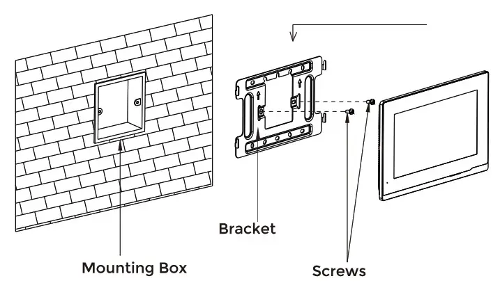 DNAKE E416 A416 Indoor Monitor - INSTALLATION 1