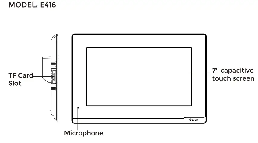 DNAKE E416 A416 Indoor Monitor - PICTURES 1
