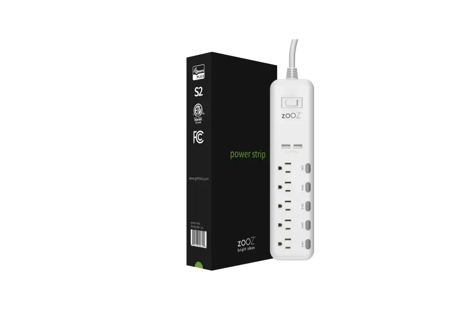 Zooz 5-outlet Power Strip Zen20 Ver. 2.0 Manual