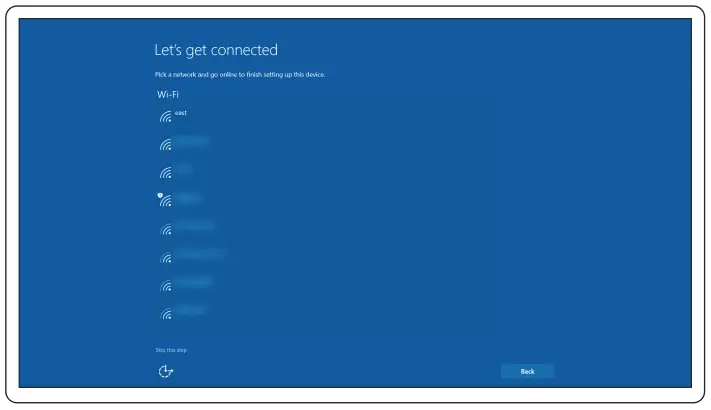 Finish Windows 10 setup
