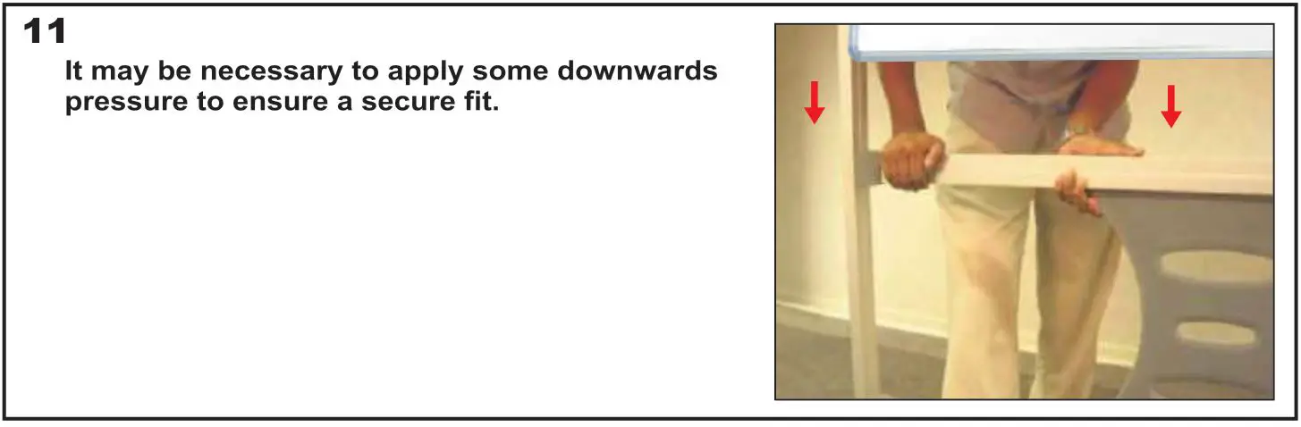 PARROT PRODUCTS LP457 Magnetic Revolving Board - It may be necessary to apply some downwards