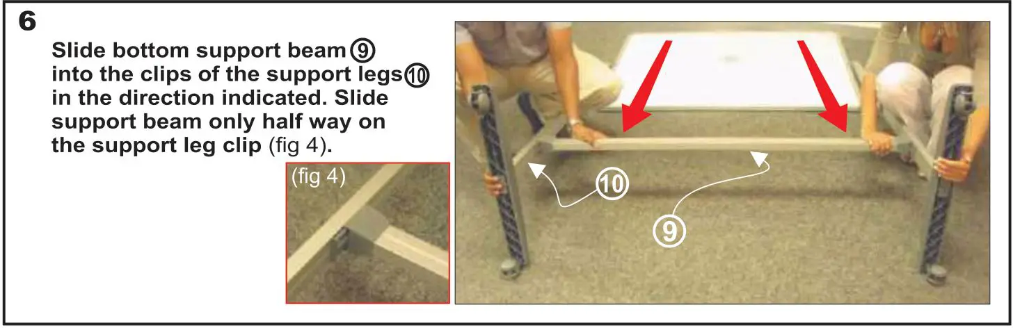 PARROT PRODUCTS LP457 Magnetic Revolving Board - Slide bottom support beam