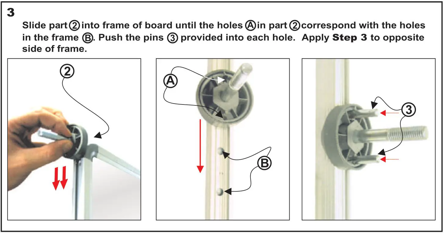 PARROT PRODUCTS LP457 Magnetic Revolving Board - Slide part
