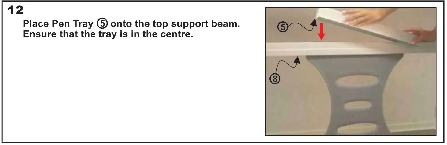 PARROT PRODUCTS LP457 Magnetic Revolving Board - place pen tray