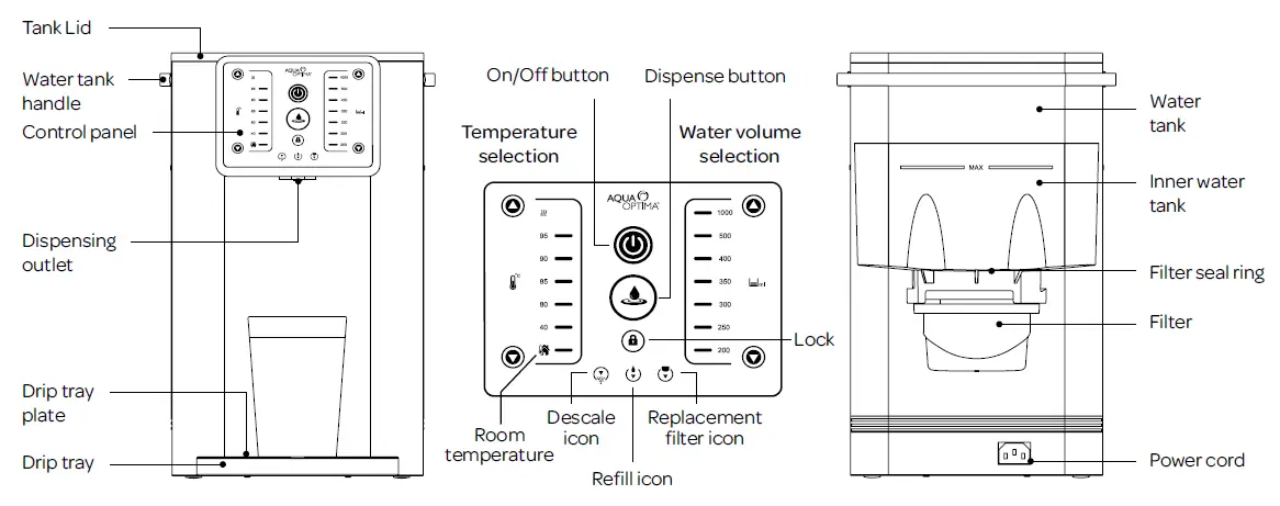 aurora AUH011-Instant-Hot-Water-Dispenser-FIG- (1)