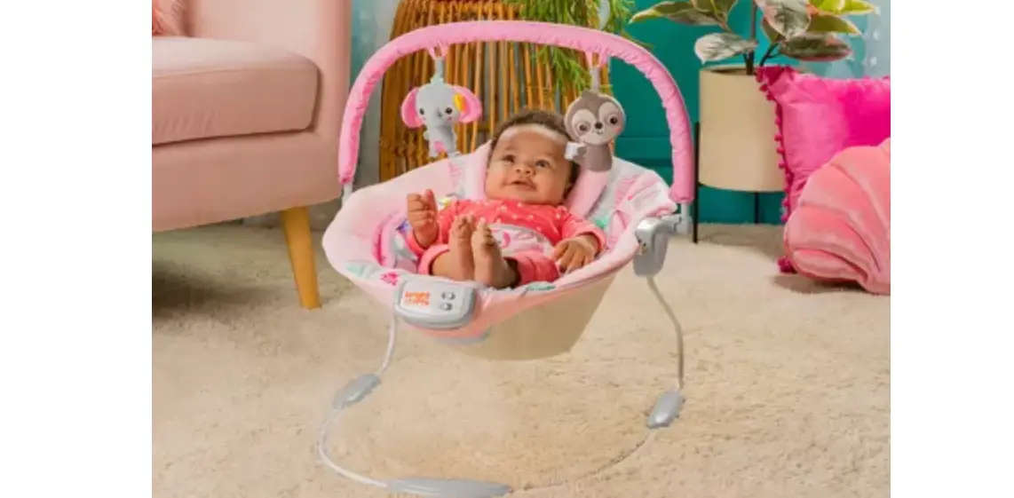 Bright Starts 13070-mees Playful Paradise Vibrating Bouncer User Manual