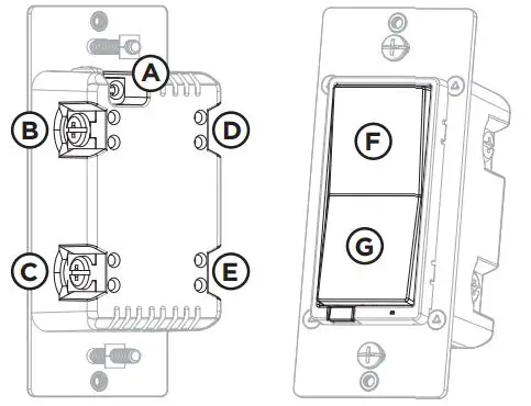 Ultra Pro 39348 In-Wall Smart Switch User Guide - Product Overview