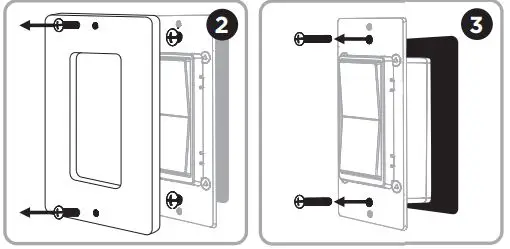 Ultra Pro 39348 In-Wall Smart Switch User Guide - Remove wall plate