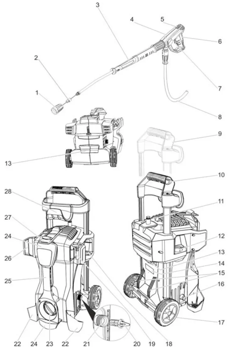 KARCHER HD 49 P HD 511 P Pressure Washers - FIGURE