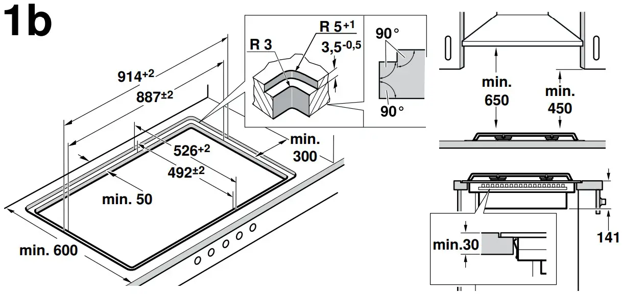 GAGGENAU VG 491 211 AU Vario Gas Cooktop - Figure 2