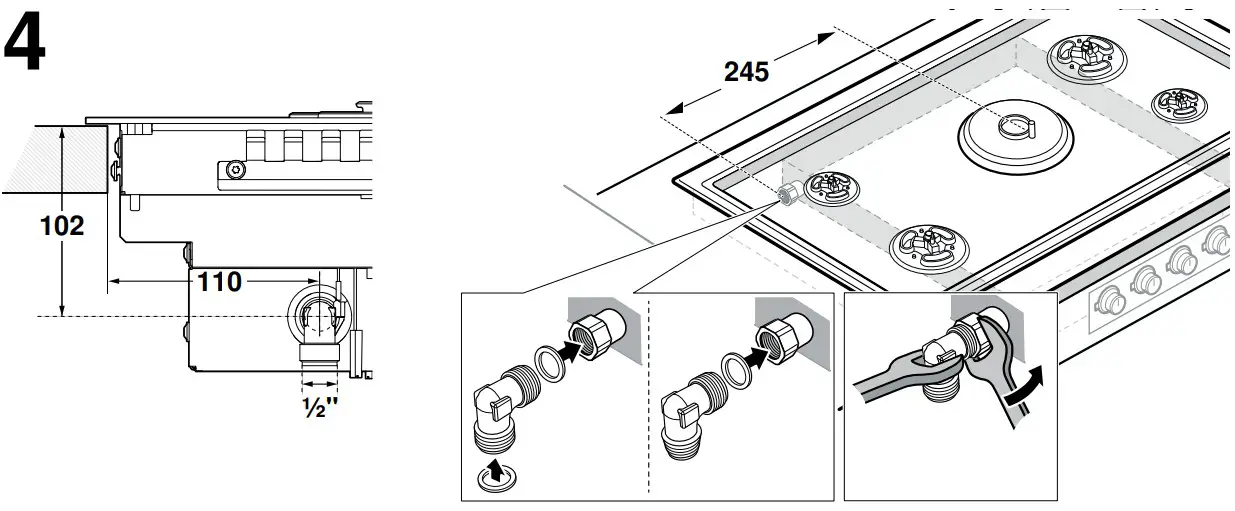 GAGGENAU VG 491 211 AU Vario Gas Cooktop - Figure 7