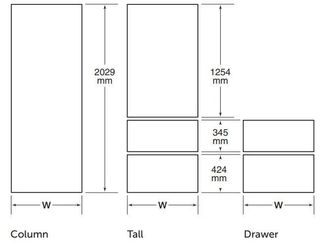 SUB-ZERO ICBDEC1850FI 18 Inch Designer Column Freezer with Ice Maker - Figure 10