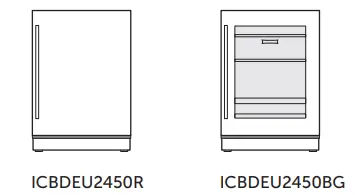 SUB-ZERO ICBDEC1850FI 18 Inch Designer Column Freezer with Ice Maker - Figure 14