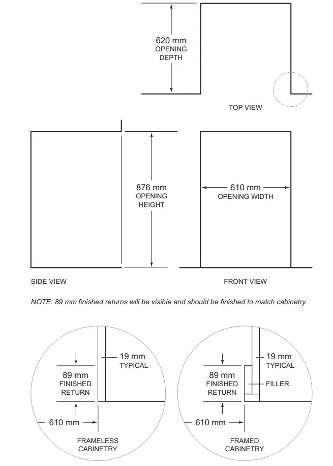 SUB-ZERO ICBDEC1850FI 18 Inch Designer Column Freezer with Ice Maker - Figure 16