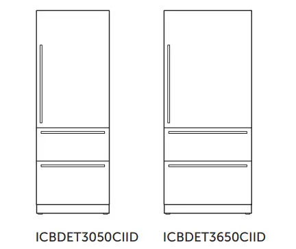 SUB-ZERO ICBDEC1850FI 18 Inch Designer Column Freezer with Ice Maker - Figure 2