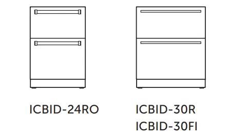 SUB-ZERO ICBDEC1850FI 18 Inch Designer Column Freezer with Ice Maker - Figure 3