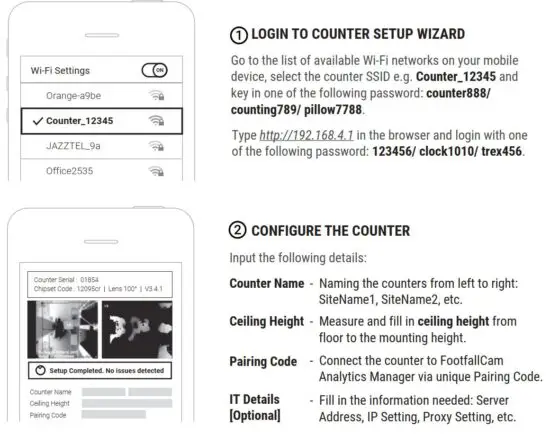 FIG 8 Configuring the Counter