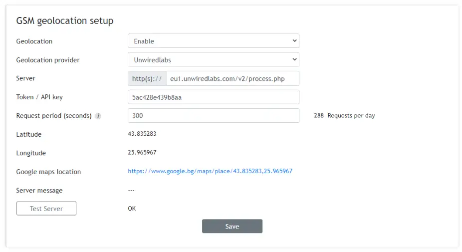logicbus TCG140-4 GSM-GPRS Remote IO Module - GSM geolocation