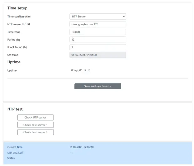 logicbus TCG140-4 GSM-GPRS Remote IO Module - NTP