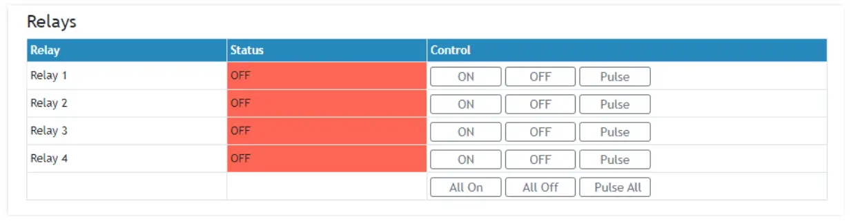 logicbus TCG140-4 GSM-GPRS Remote IO Module - Relay section3