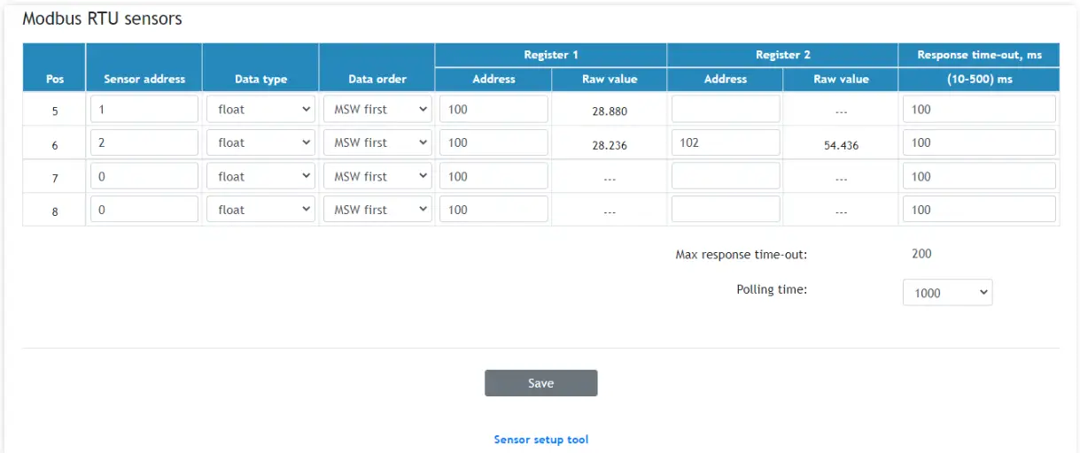 logicbus TCG140-4 GSM-GPRS Remote IO Module - sensors 1