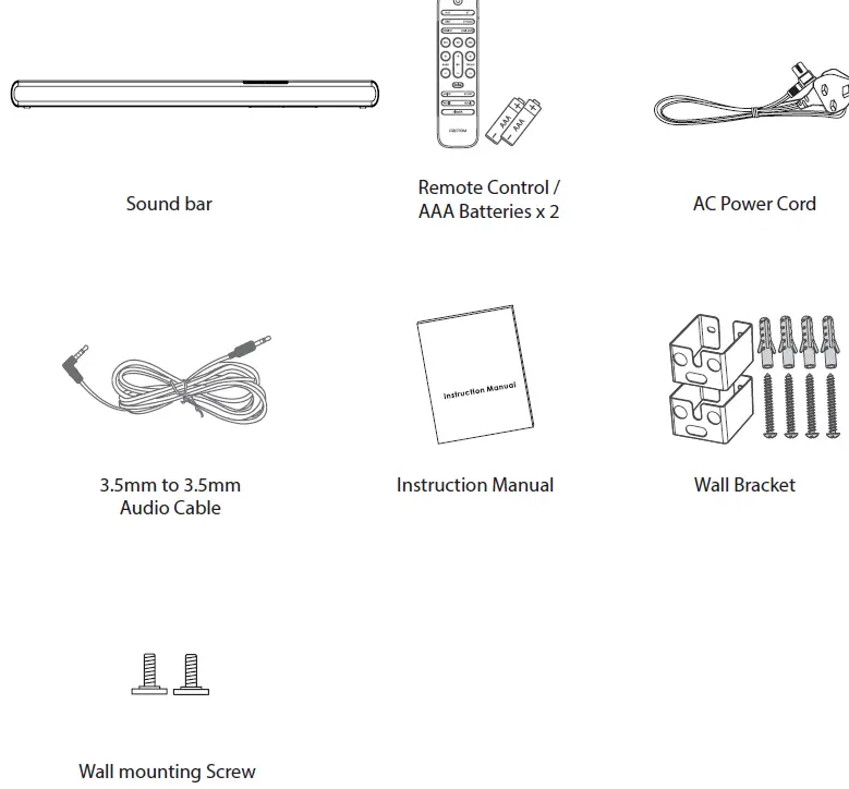 AZATOM -AT1-2.1-Channel-Dolby-Atmos-Soundbar-1