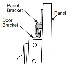 MONOGRAM ZK1SN189NLH Stainless Steel Door Panel Kit - Open door