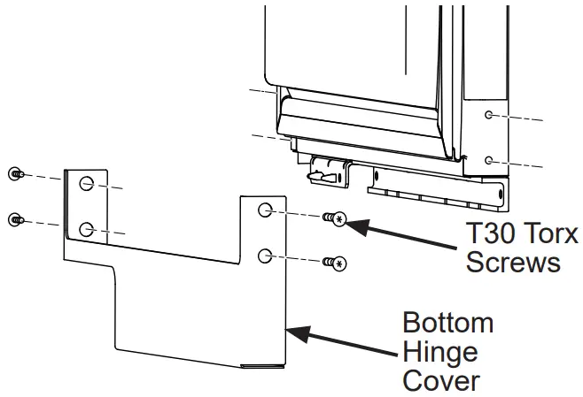 MONOGRAM ZK1SN189NLH Stainless Steel Door Panel Kit - Remove bottom