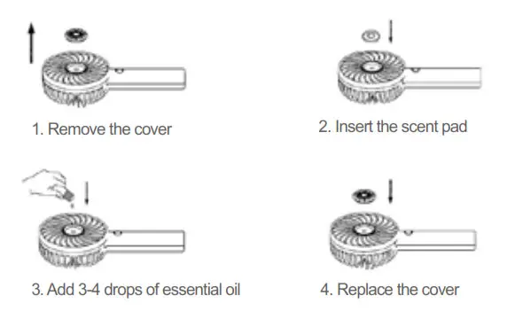 pure enrichment PEHNDFN W Rechargeable Handheld Fan - fig 2