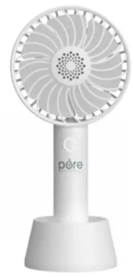 pure enrichment PEHNDFN W Rechargeable Handheld Fan