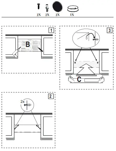 neue TH601SI Carbon Cooker Hood Filter-9