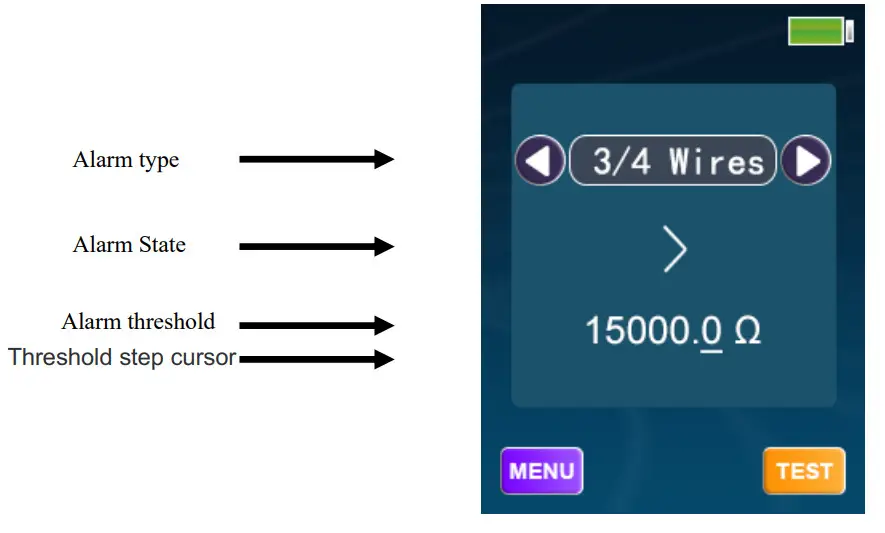 HTC CE-8201 Clamp on Ground Resistance Tester with Current - figure 16