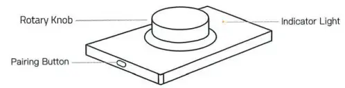 CALIBER HBT-DIMMER Bluetooth Mesh Dimmer -- OVAR