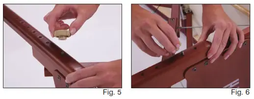 Homedics MT-CML Comfort Pro Professional Massage Table Instruction - Adjusting the Leg Height